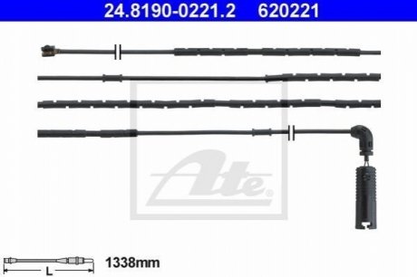 Датчик износа колодок ATE 620221