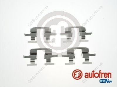 Комплект приладдя, накладка дискового гальма AUTOFREN D42963A (фото 1)