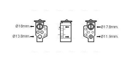 Розширювальний клапан AVA COOLING AI1351
