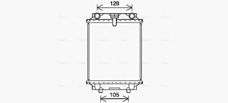 Радіатор, Система охолодження двигуна AVA COOLING AI2415