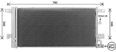 Радіатор кодиціонера AVA COOLING AI5439D