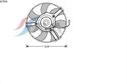 Вентилятор радиатора VW AVA COOLING AI 7504 (фото 1)