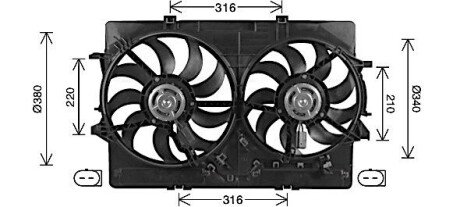 Вентилятор AVA COOLING AI7522