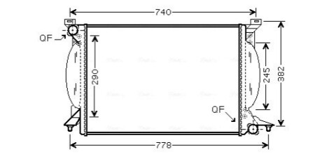 Автозапчасть AVA COOLING AIA2206