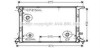Радіатор, Система охолодження двигуна AVA COOLING AIA2290 (фото 1)
