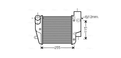 Охолоджувач наддувального повітря AVA COOLING AIA 4302