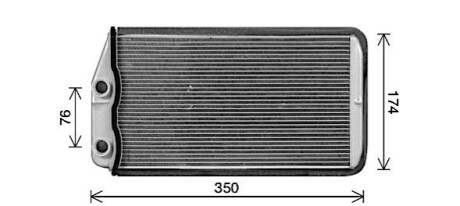 Автозапчасть AVA COOLING AL6157