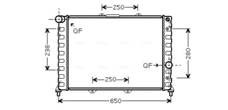 Автозапчастина AVA COOLING ALA2091