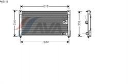 Автозапчасть AVA COOLING AU5116