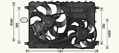 Вентилятор AVA COOLING AU7506