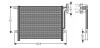 Конденсор кондиціонера BMW 3 E46/E83 98-05 (AVA) AVA COOLING BW5203 (фото 1)