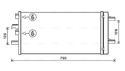 Радіатор кодиціонера AVA COOLING BW5550D
