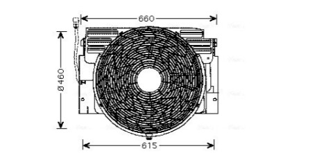 Автозапчастина AVA COOLING BW 7517