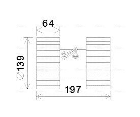 Вентилятор обігрівача салону BMW 3 (E46) (98-05), X3 (E83) (04-) AVA AVA COOLING BW8480