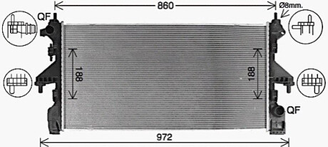 CHLODNICA JUMPER 2.2BHDI 19- AVA COOLING CN2319 (фото 1)