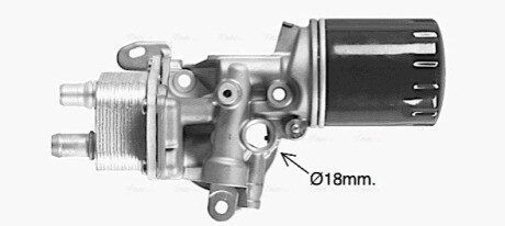 Радіатор масляний CITROEN/ FORD/ PEUGEOT (AVA) AVA COOLING CN3327H