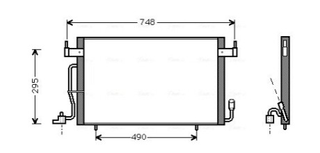 Автозапчасть AVA COOLING CN5166