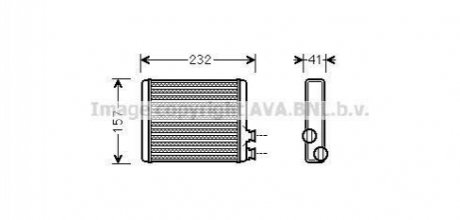 Теплообмінник, Система опалення салону AVA COOLING CN6286