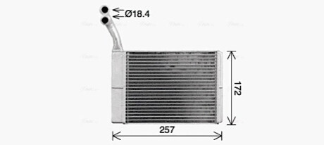 Теплообмінник, Система опалення салону AVA COOLING CN6330