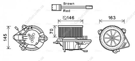 Автозапчасть AVA COOLING CN8294AVA