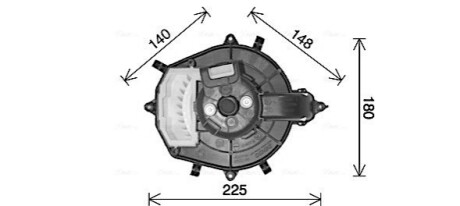 Компресор салону AVA COOLING CN8316