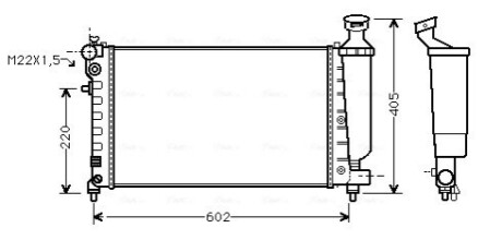 Автозапчастина AVA COOLING CNA2119