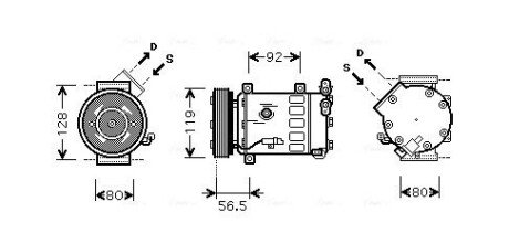 Компресор AVA COOLING CNAK242