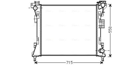 Автозапчастина AVA COOLING CR2104