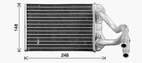 Автозапчасть AVA COOLING CR6147