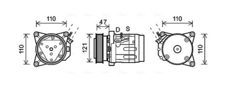 Автозапчасть AVA COOLING CTK036