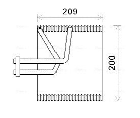 Испаритель, кондиционер AVA COOLING CTV045