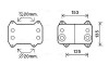Радіатор Масла (Теплообмінник) Daf Cf85/xf95 <2002 AVA COOLING DF3054 (фото 1)