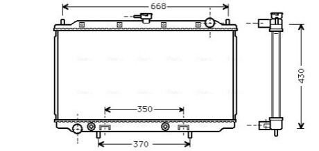 Автозапчасть AVA COOLING DN 2196