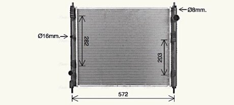 Автозапчастина AVA COOLING DN2477