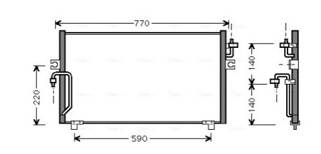 Автозапчастина AVA COOLING DN 5182