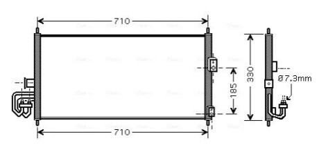 Автозапчасть AVA COOLING DN 5201