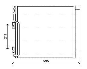 Радіатор кодиціонера AVA COOLING DN5355D