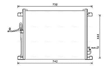 Автозапчасть AVA COOLING DN5392