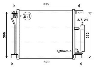 Автозапчасть AVA COOLING DN5401D