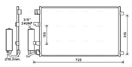 Автозапчасть AVA COOLING DN5420D