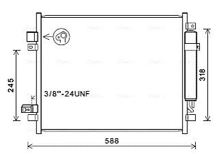 Автозапчасть AVA COOLING DN5428D