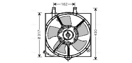 Автозапчастина AVA COOLING DN7510 (фото 1)