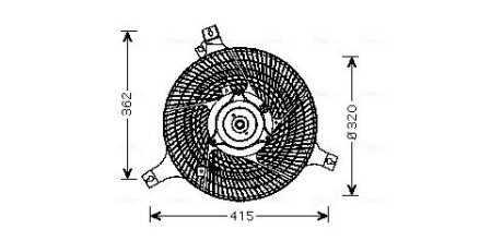 Вентилятор AVA COOLING DN7530