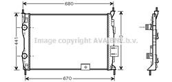 Автозапчасть AVA COOLING DNA 2278