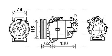 Компресор AVA COOLING DNAK386