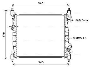 Автозапчасть AVA COOLING DWA 2141