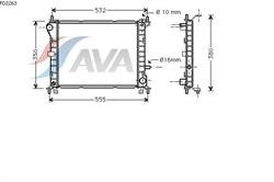 Автозапчастина AVA COOLING FD 2263