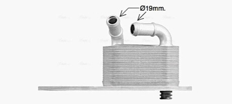 Охолоджувач оливи AVA COOLING FD3666