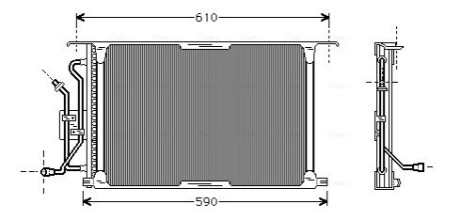 Конденсатор, кондиционер AVA COOLING FD 5258