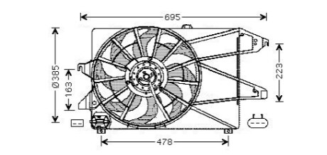 Автозапчастина AVA COOLING FD7504